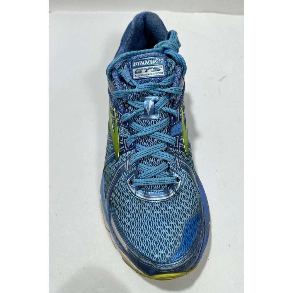 Brooks Adrenaline GTS 17 Womens 9.5 Sneakers Running Shoes Blue Green‎